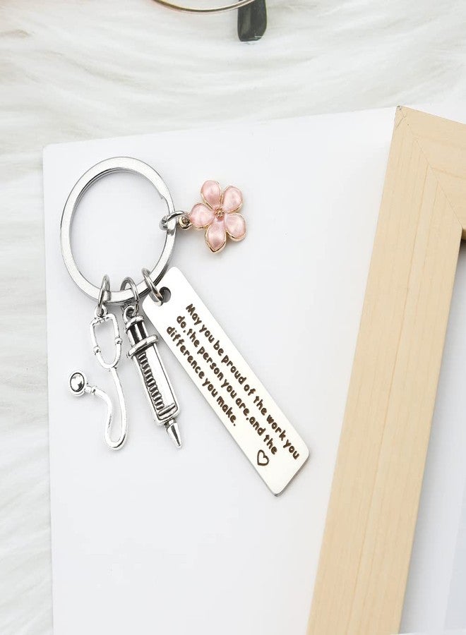 FFNMU Keychain Gift for Nurses - Graduation Appreciation Key Ring Accessory for Nursing Students and Medical Assistants - Birthday - Image 3